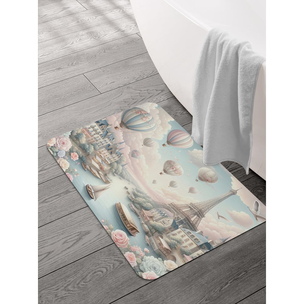 Изображение товара Коврик для ванной и туалета JOYARTY Нежный Париж 58x38 см