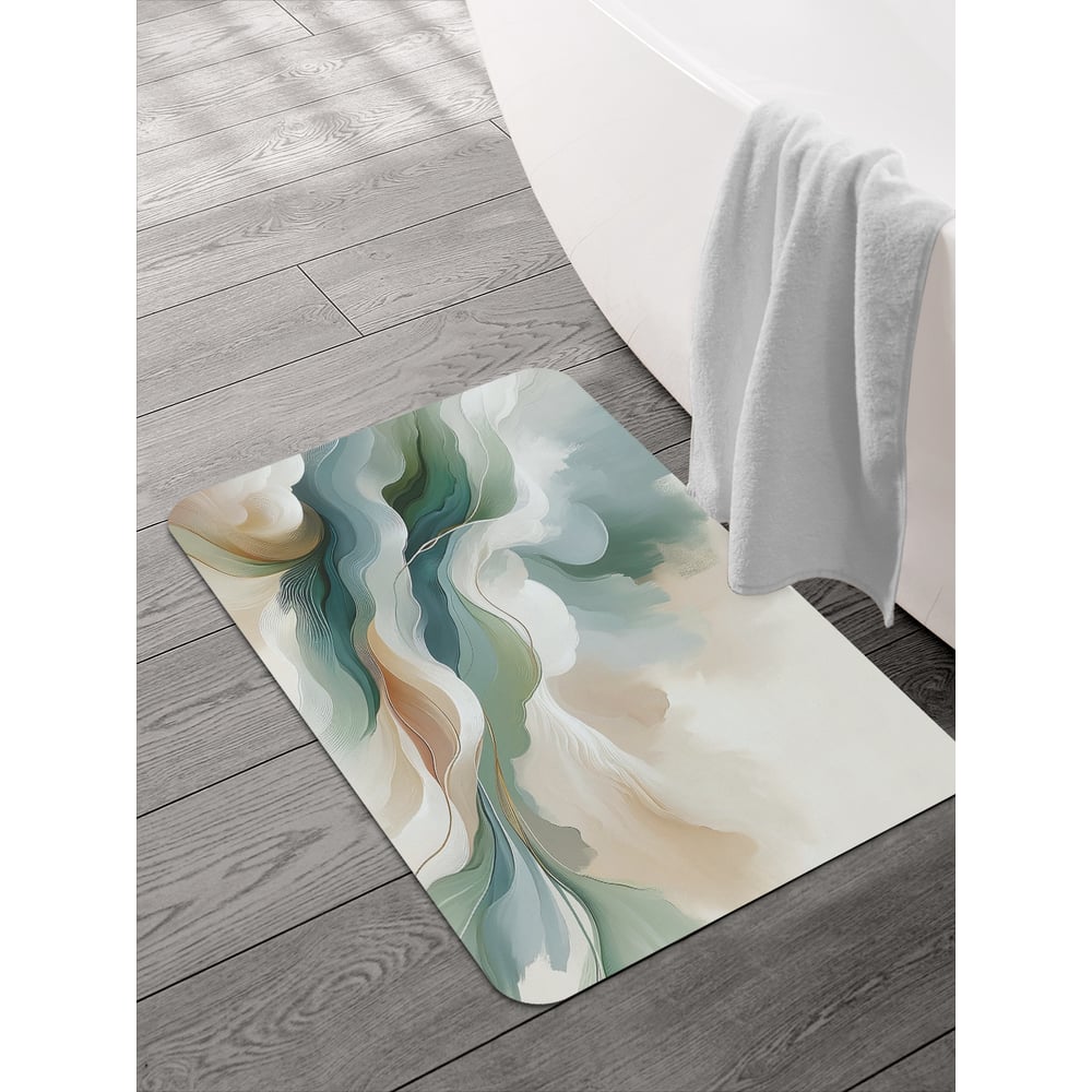 Изображение товара Коврик для ванной JOYARTY Волна краской 58x38 см