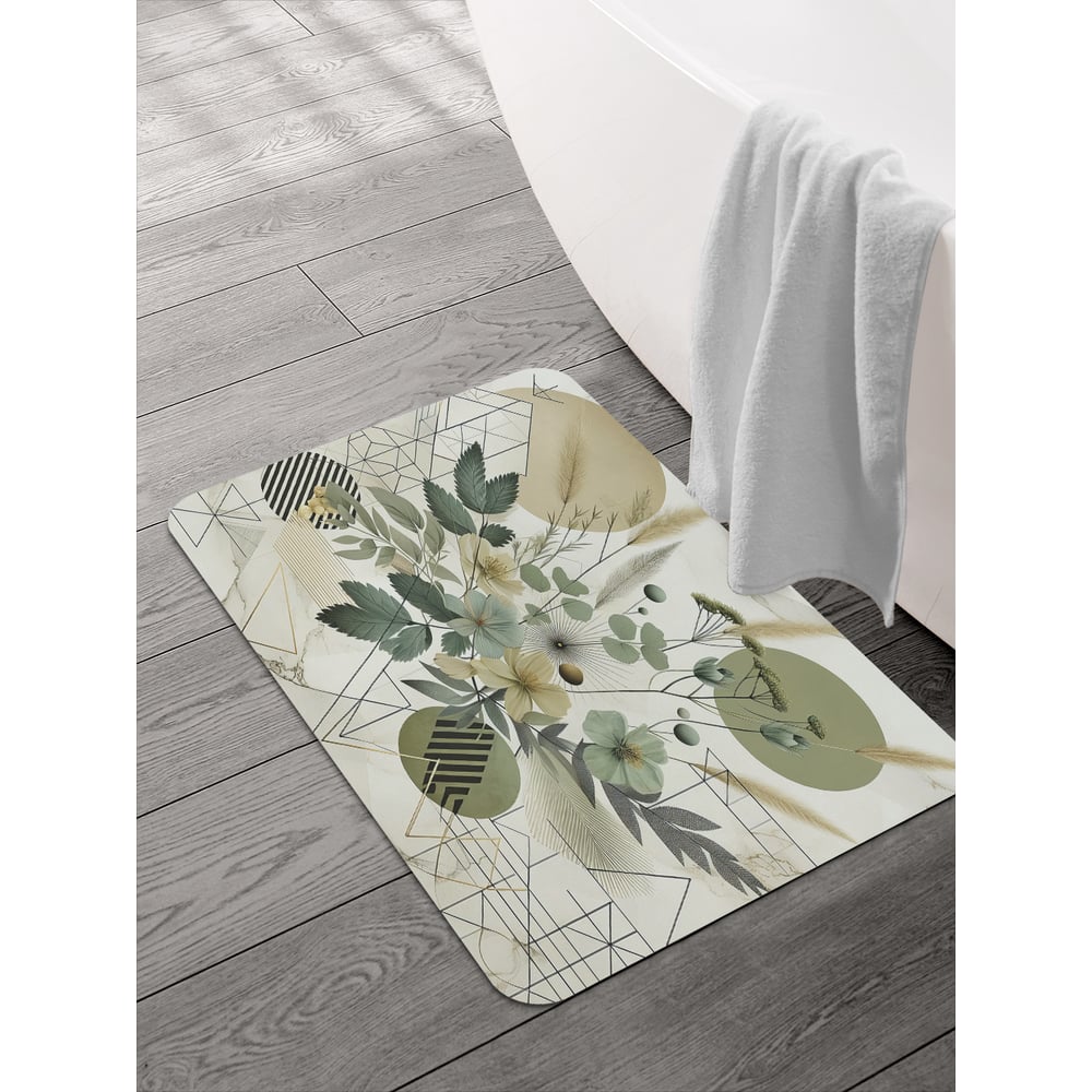 Изображение товара Коврик для ванной и туалета JOYARTY Природа графики 58x38 см, sbmrec_sd3516_58x38