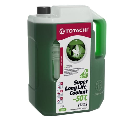 Изображение товара Охлаждающая жидкость TOTACHI SUPER LLC Green -50C 4л 4589904520624