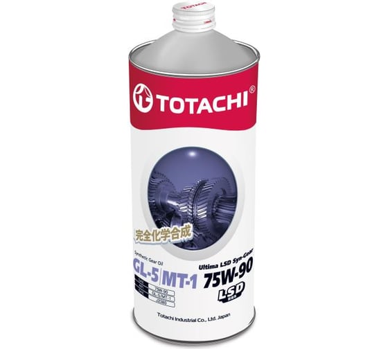 Изображение товара Трансмиссионное масло TOTACHI Ultima LSD Syn-Gear 75W-90, GL-5, 1 л G3301