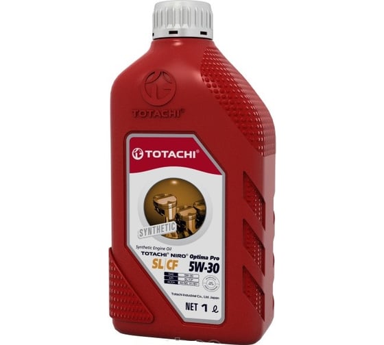 Изображение товара Моторное масло TOTACHI NIRO Optima PRO Synthetic 5W-30, SL/CF, 1 л 1C801