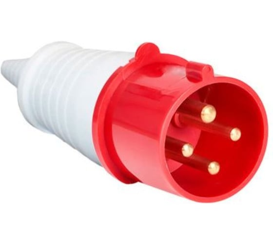 Изображение товара Вилка силовая ЕТР 3Р+РЕ 16А 380В IP44 67514