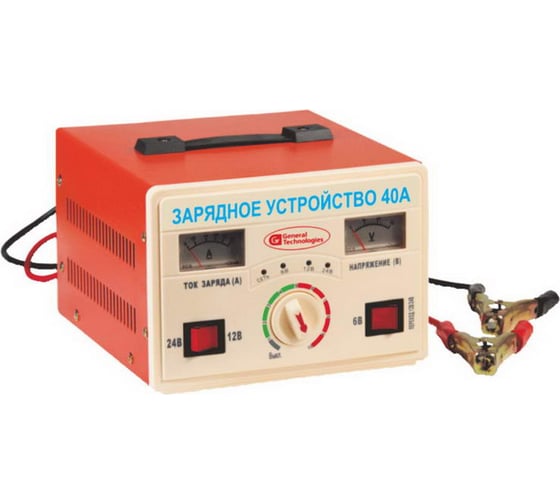 Изображение товара Зарядное трансформаторное устройство General Technologies, 6В/12В/24В, 0,5А-20А, для АКБ GT-BC009