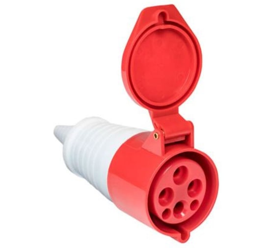 Изображение товара Розетка силовая ЕТР 3Р+РЕ 32А 380В IP44 67618