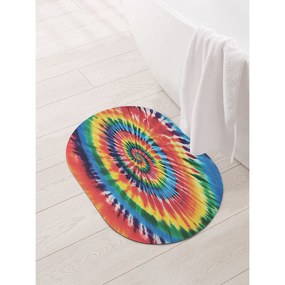 Изображение товара Овальный коврик для ванной JoyArty Магический круг 58x38 см с противоскользящим покрытием