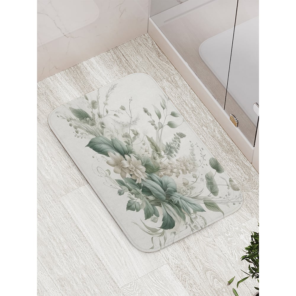 Изображение товара Коврик для ванной комнаты и туалета противоскользящий JoyArty 52x77 см