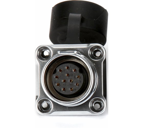 Изображение товара Разъем промышленный TTAF Elektronik 12-полюсный 250V 20A розетка в панель IP65/IP67 TT30-12F-PE-01-001