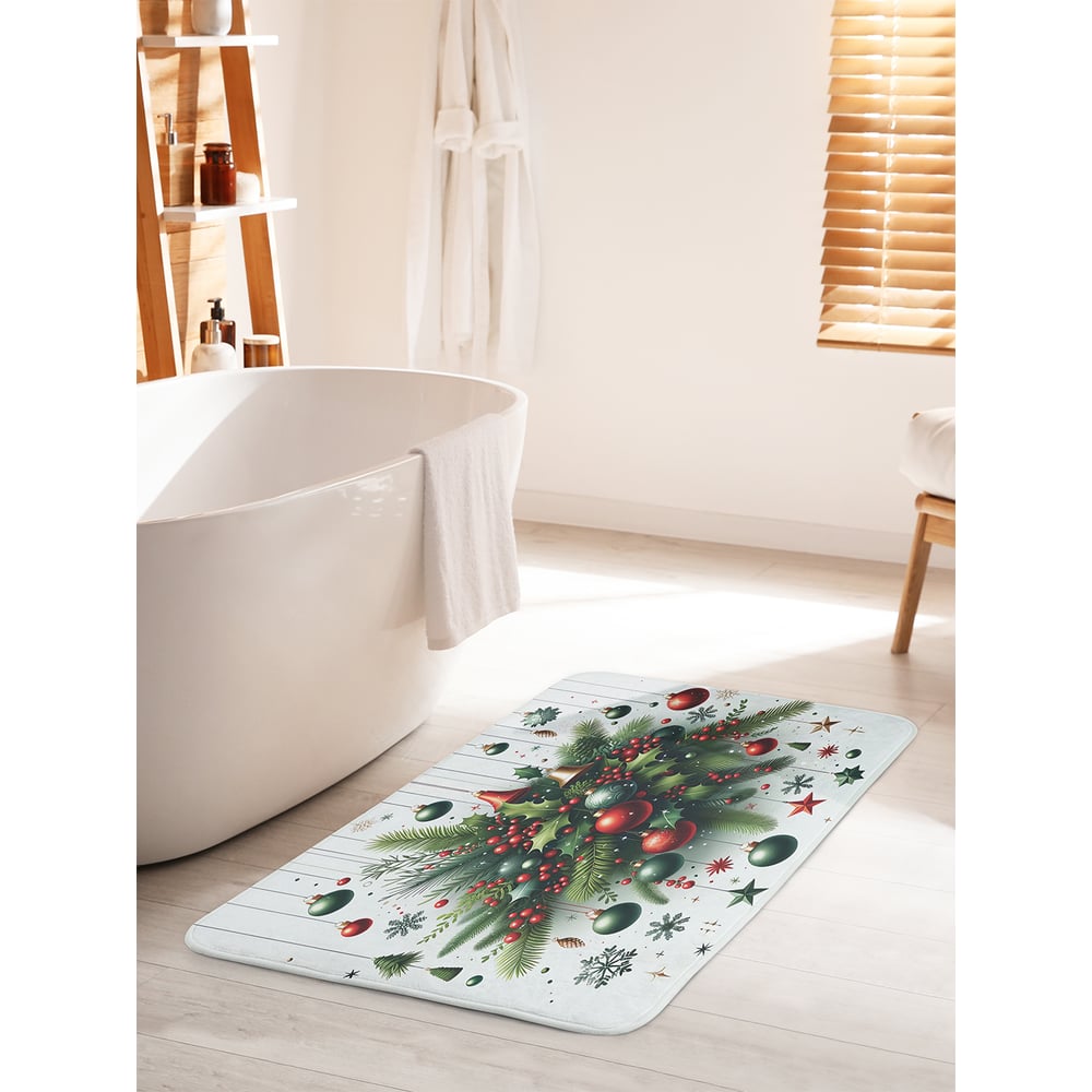 Изображение товара Коврик для ванной JoyArty "Новогодние чудеса" 60x100 см