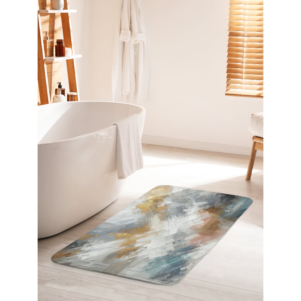 Изображение товара Коврик для ванной комнаты противоскользящий JoyArty 60x100 см современная серия