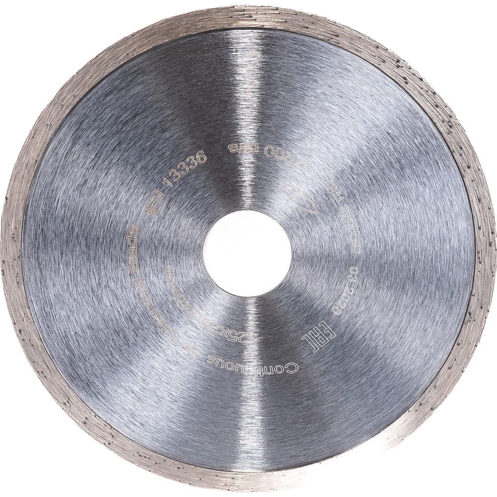 Изображение товара Диск алмазный со сплошной кромкой по керамической плитке (125х22.2 мм) Flexione 50000425