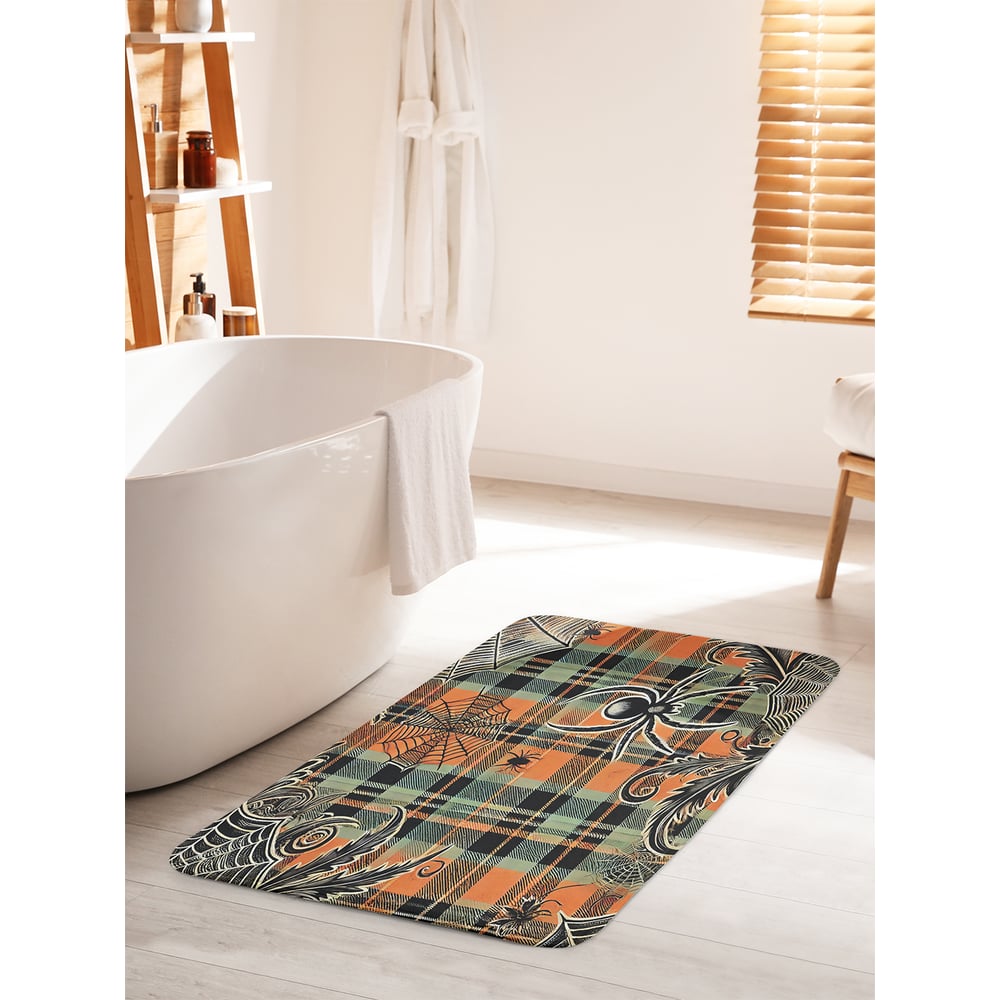 Изображение товара Коврик для ванной комнаты и туалета противоскользящий JoyArty Логово пауков 60x100 см