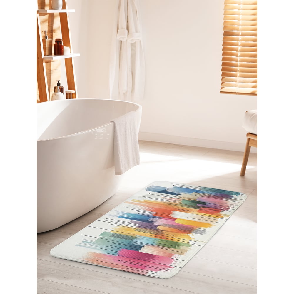 Изображение товара Коврик для ванной JoyArty Творческий путь 60x100 см противоскользящий