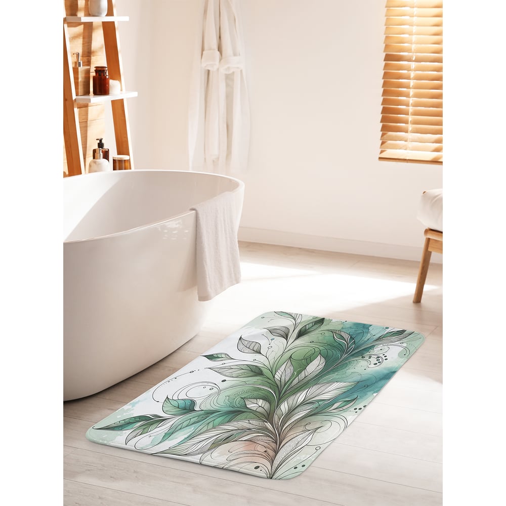 Изображение товара Коврик для ванной комнаты противоскользящий JoyArty Раскраска 60x100 см