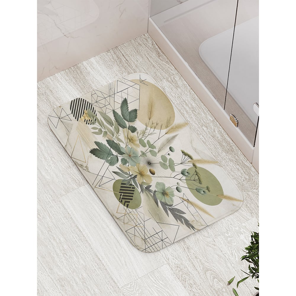 Изображение товара Коврик для ванной комнаты JoyArty Природа графики 52x77 см противоскользящий