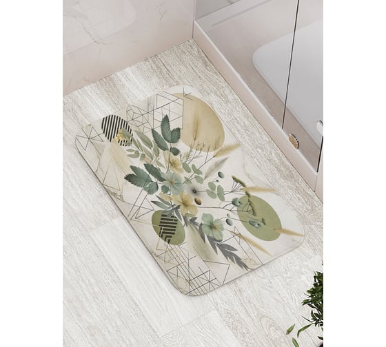 Изображение товара Коврик для ванной комнаты и туалета противоскользящий JoyArty "Природа графики" 52x77 см bath_sd3516