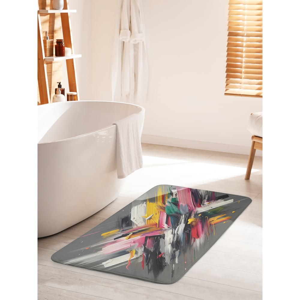 Изображение товара Коврик для ванной комнаты JoyArty Искусство противоскользящий 60x100 см