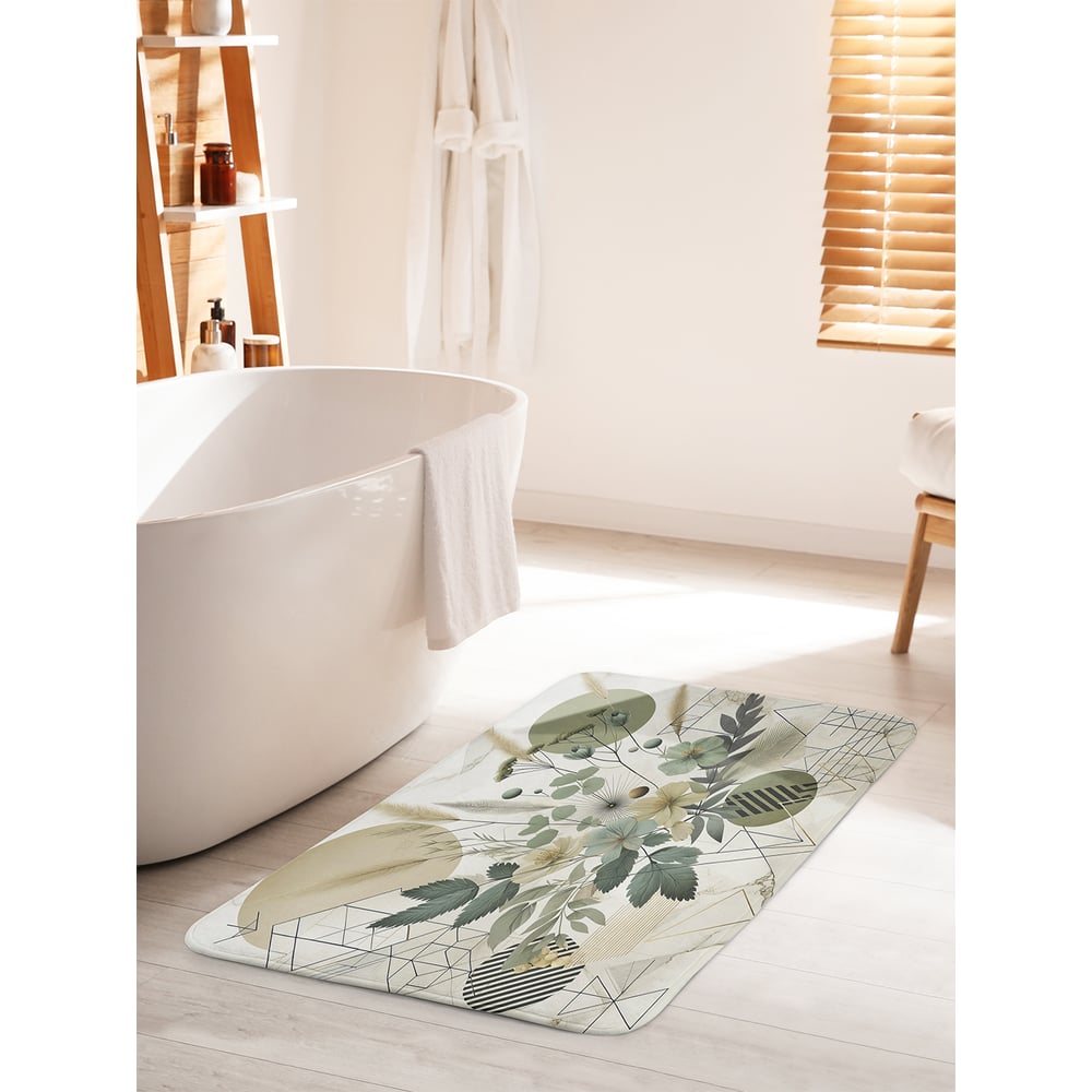 Изображение товара Коврик для ванной комнаты JoyArty Природа графики 60x100 см противоскользящий