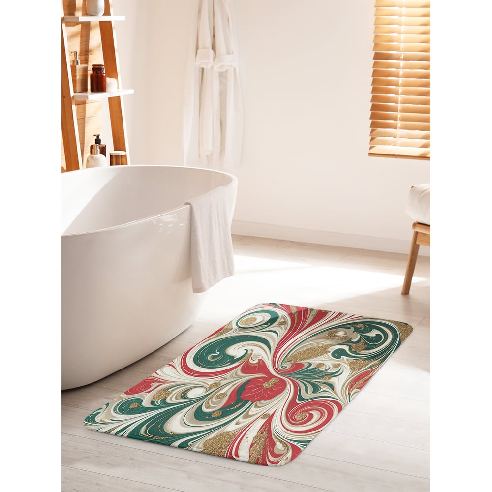 Изображение товара Коврик для ванной комнаты и туалета противоскользящий JoyArty 60x100 см Хаотичные разводы