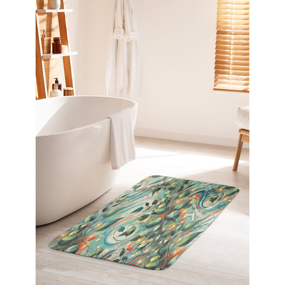 Изображение товара Коврик для ванной комнаты противоскользящий JoyArty Красочные огни 60x100 см