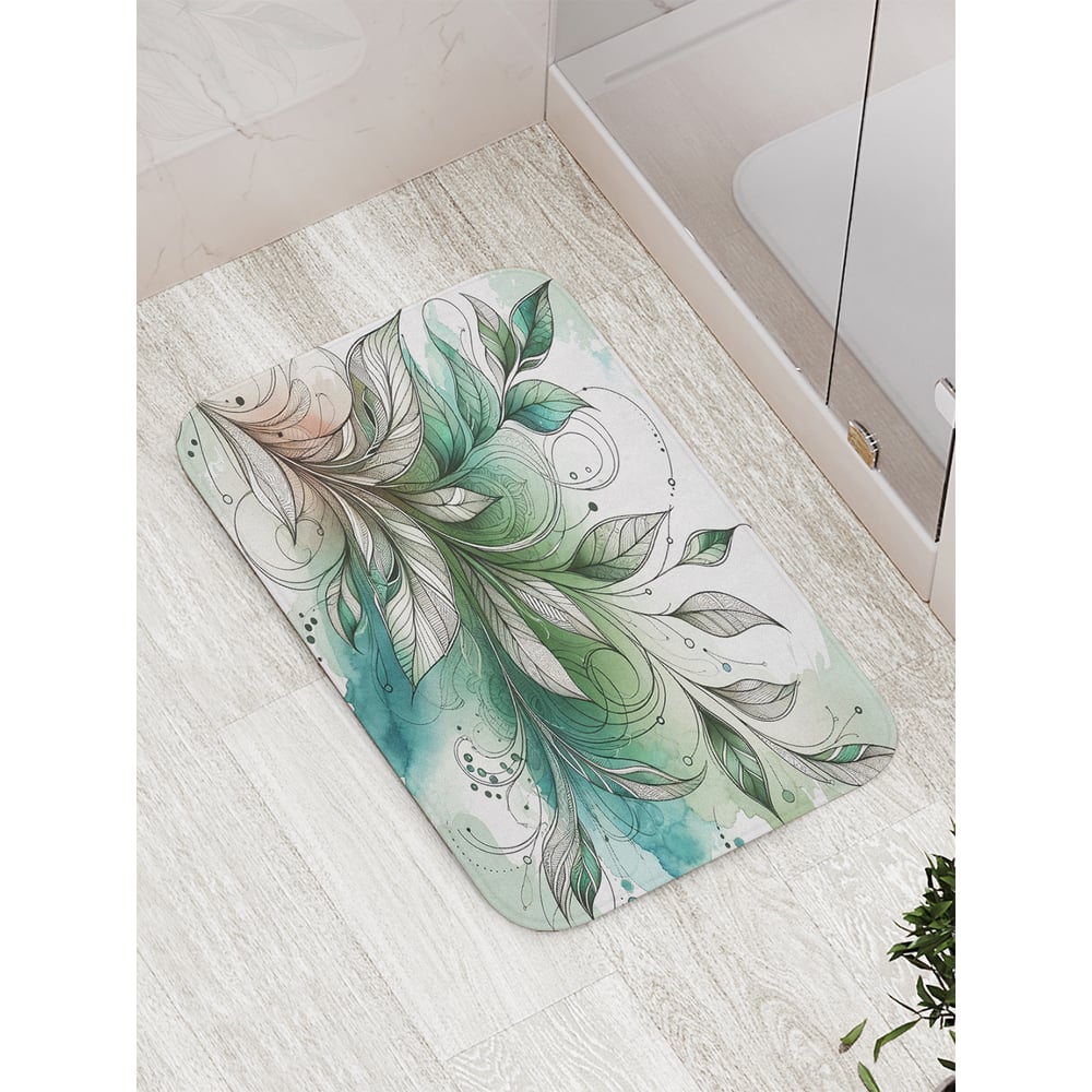 Изображение товара Коврик для ванной комнаты противоскользящий JoyArty "Раскраска" 52x77 см