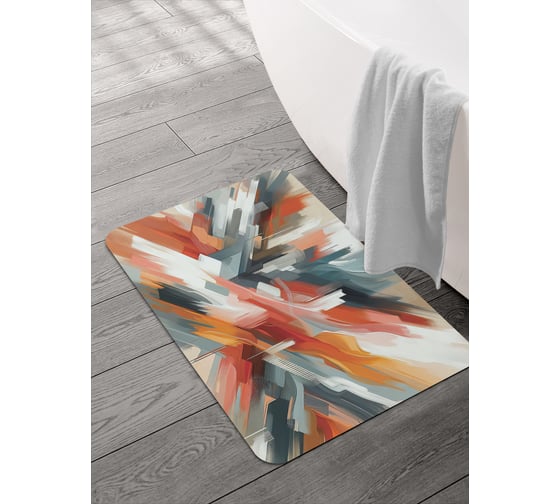 Изображение товара Коврик для ванной и туалета JOYARTY Современное искусство 58x38 см, sbmrec_sd3513_58x38