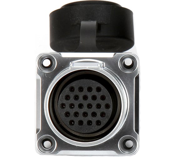 Изображение товара Разъем промышленный TTAF Elektronik 24-полюсный 125V 10A розетка в панель IP65/IP67 TT30-24F-PE-01-001