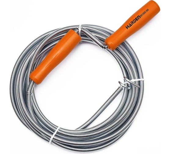 Изображение товара Трос для прочистки канализационных труб HARDEN 5 мх9 мм 601005