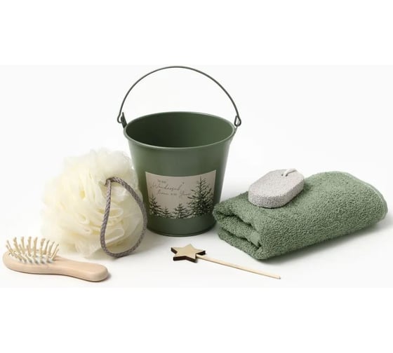 Изображение товара Подарочный набор Этель Winter magic полотенце 30x60 см и акссесуары (4 предм) 10711907