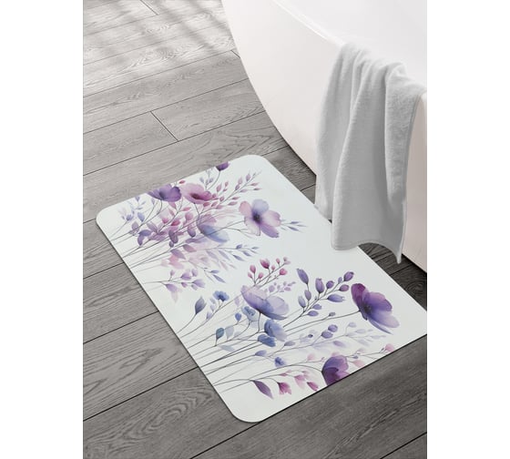 Изображение товара Коврик для ванной и туалета JOYARTY Полевой мак 58x38 см, sbmrec_sd3545_58x38