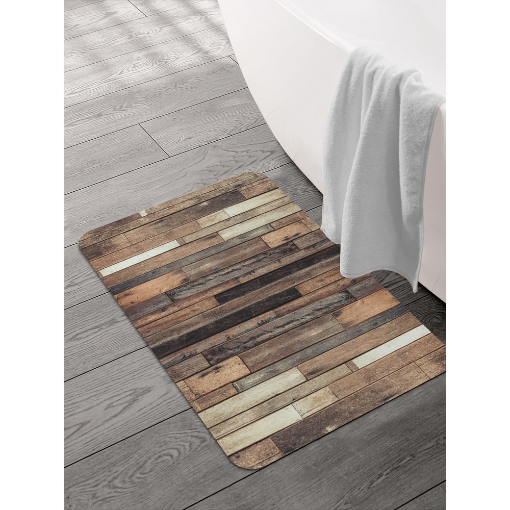 Изображение товара Коврик для ванной и туалета JOYARTY 58x38 см противоскользящий