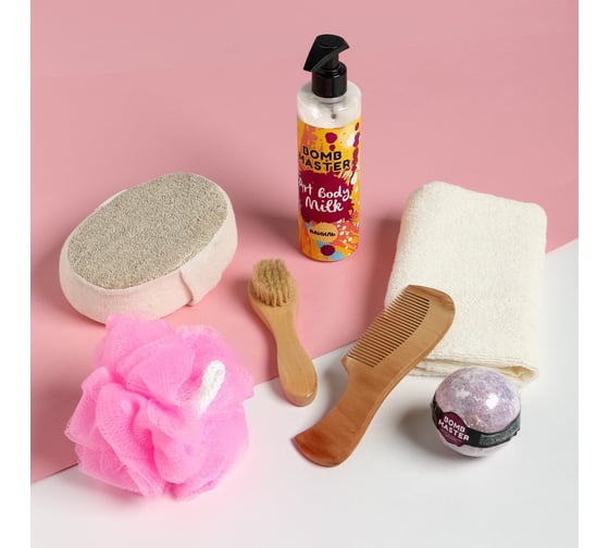 Изображение товара Подарочный набор Этель полотенце 30x60 см и акссесуары (7 предм) 9492523