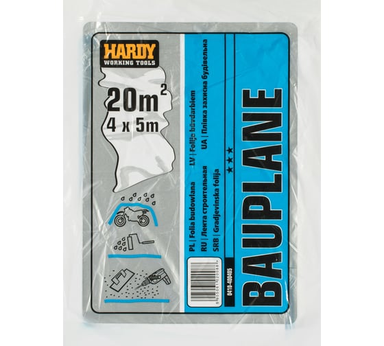 Изображение товара Защитная пленка SCLEY LDPE (40 мкм, 4x5 м) 0410-400405