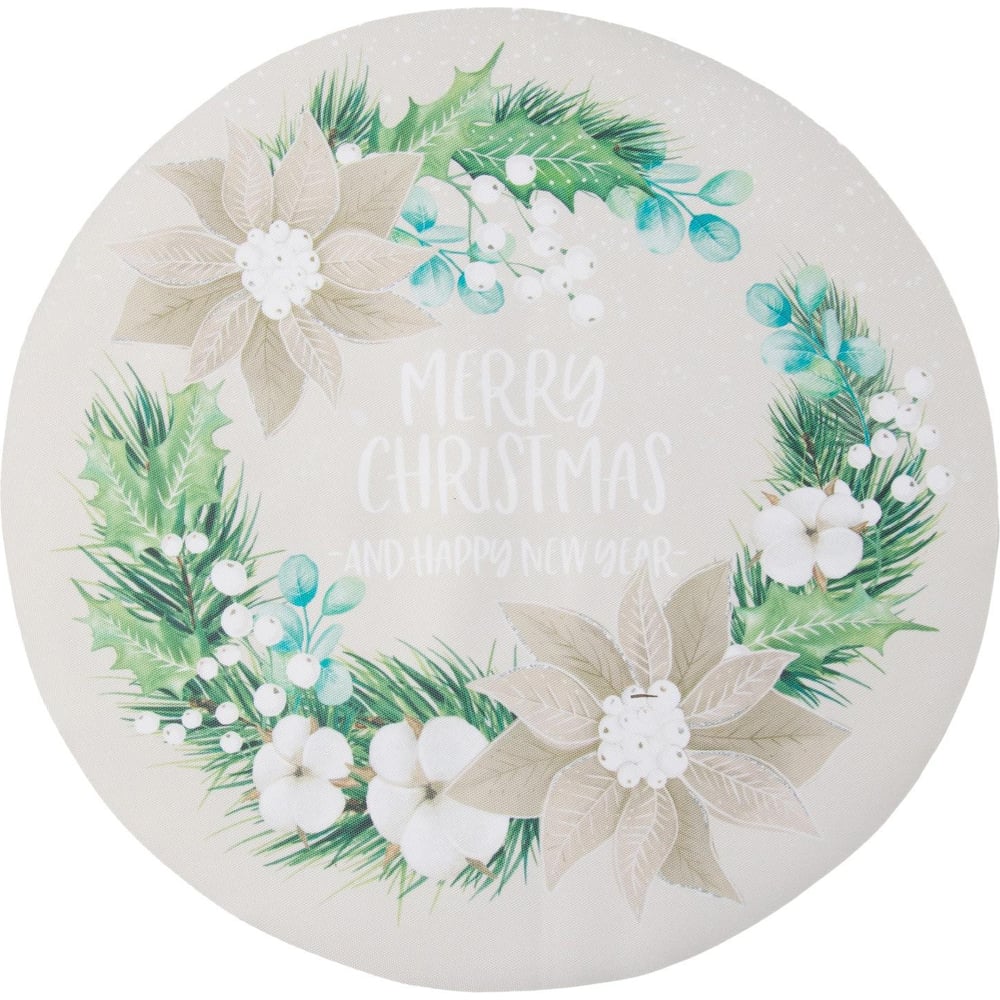 Салфетка на стол Этель Beautiful Сhristmas 30x30 см, 100% п/э, оксфорд 420 г/м2 5167881