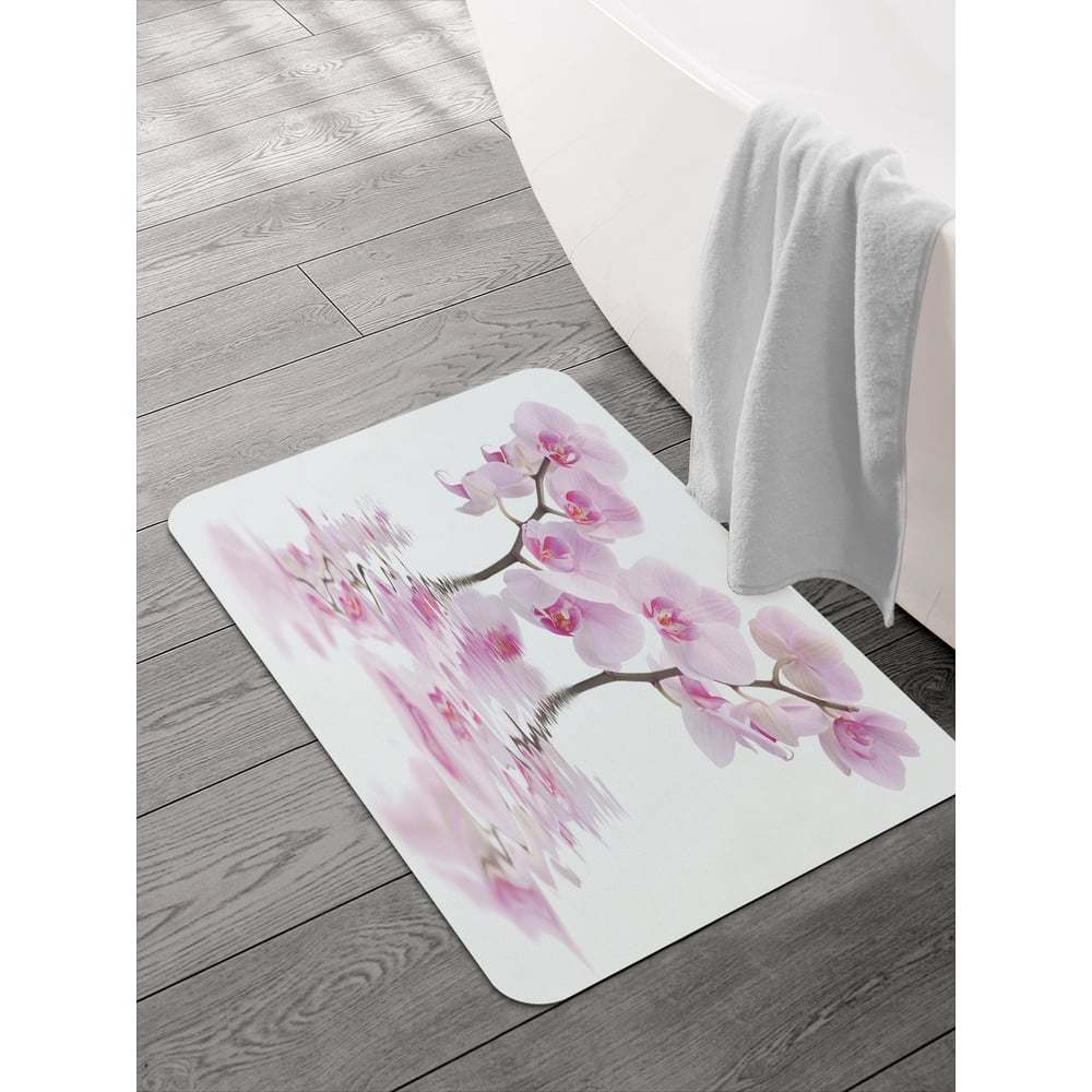 Изображение товара Коврик для ванной JOYARTY 58x38 см Плавучие цветы