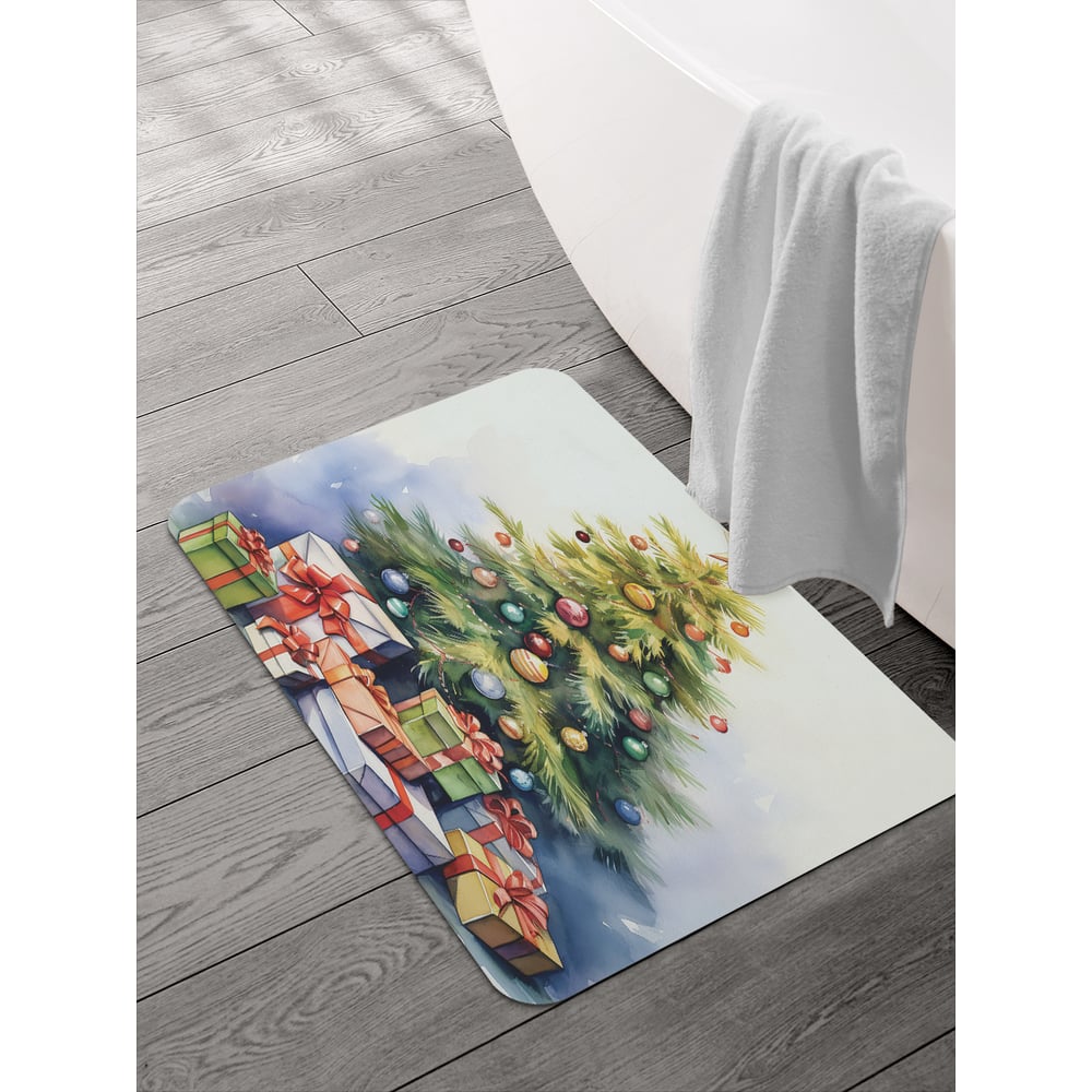 Изображение товара Коврик для ванной JOYARTY 58x38 см Сказочный праздник противоскользящий