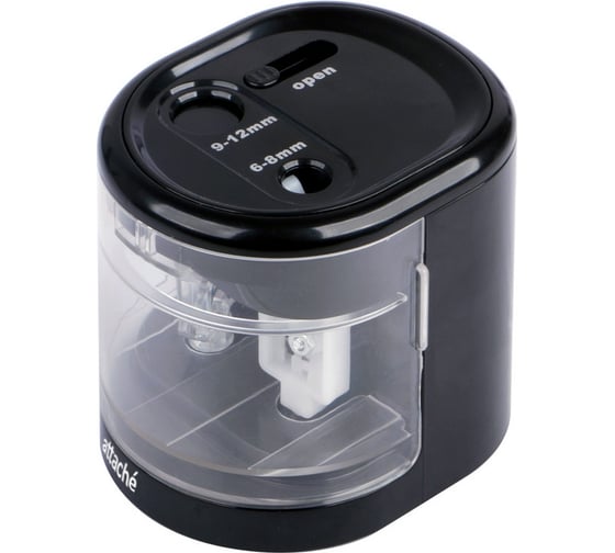 Изображение товара Электрическая точилка Attache Leader 2 отвер.6-8 мм и 9-12 мм,на батарейках 799609