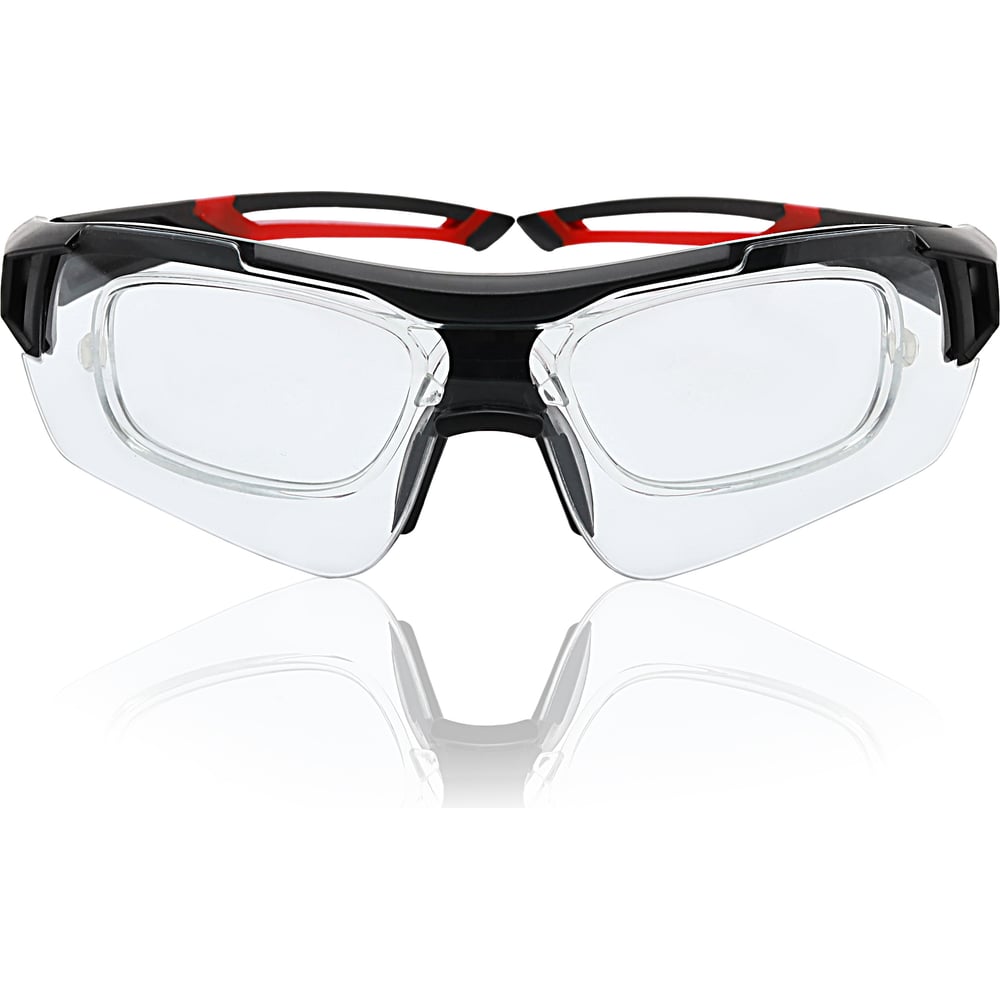 Защитные открытые очки ЕЛАНПЛАСТ, цвет прозрачный ОЧК801KN (O-13081KN) Дуэт - фото 1