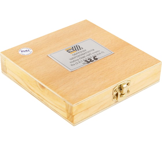 Изображение товара Набор образцов шероховатости Челябинский Калибр ОШС-ШП  Ra 3.2:1,6:0,8:0,4:0,2:0,1 сталь, ГРСИ №79229-20 1069504