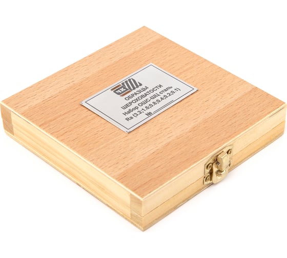 Изображение товара Набор образцов шероховатости Челябинский Калибр ОШС-ШЦ Ra 3,2:1,6:0,8:0,4:0,2:0,1 сталь, ГРСИ №79229-20 1043709