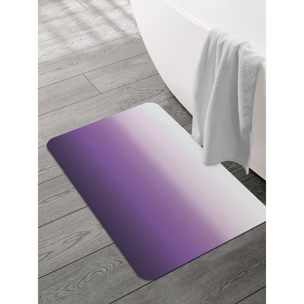 Изображение товара Коврик для ванной и туалета JOYARTY 58x38 см Фиолетовый градиент