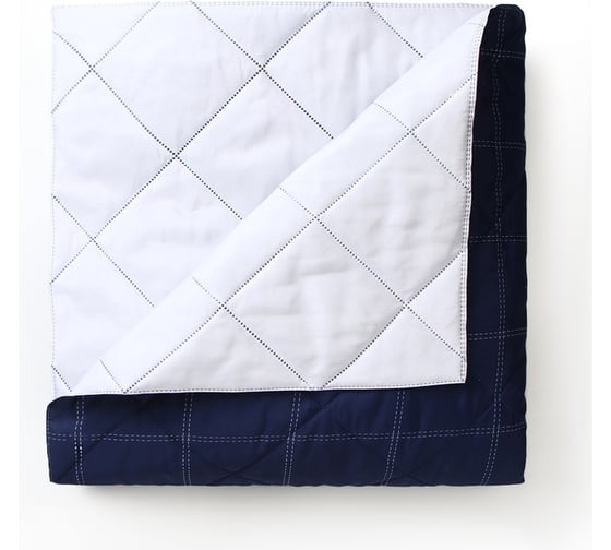 Изображение товара Покрывало LoveLife евро Cage: dark blue 200х210±5 см, микрофайбер, 100% п/э 10623945