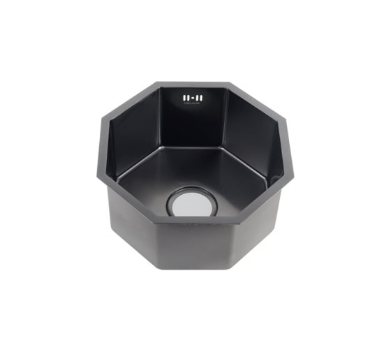 Изображение товара Мойка MELANA Octavia Profline 1.2/200, графит, врезная, фигурная D400B черная