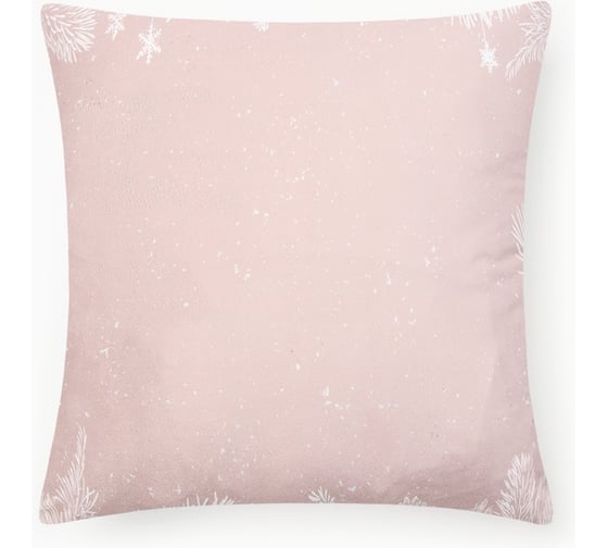 Изображение товара Чехол на подушку Этель "Морозный узор" 40x40 см, 100% п/э 10402798