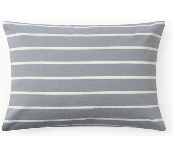 Изображение товара Наволочка Этель Blue stripe 50х70 см, 100% жатый хлопок, 140 г/м² 10418416