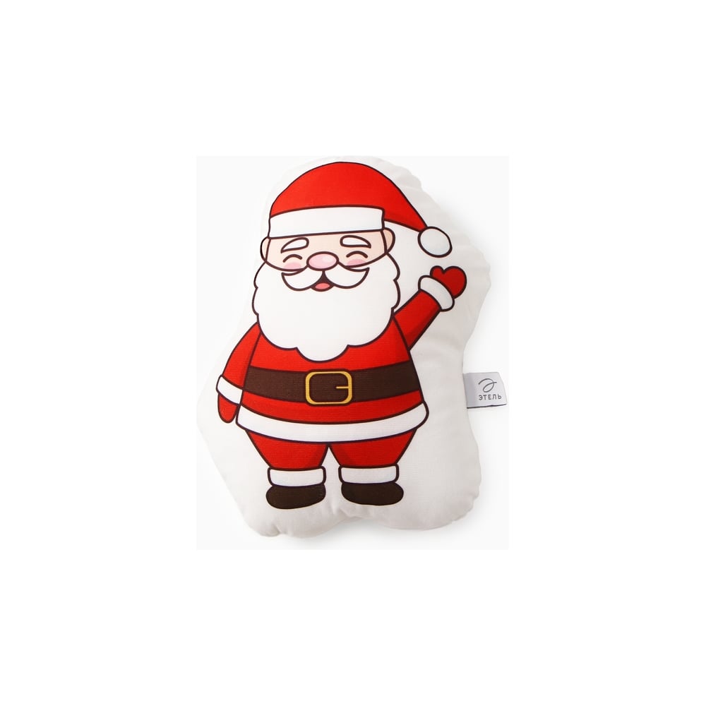 Изображение товара Подушка Этель Весёлый Санта 24x33 см из велюра