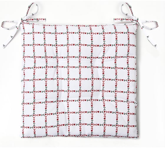 Изображение товара Сидушка Этель "Flower Cage" 40x40 см, 100% хл, рогожка 186 г/м2 10724565