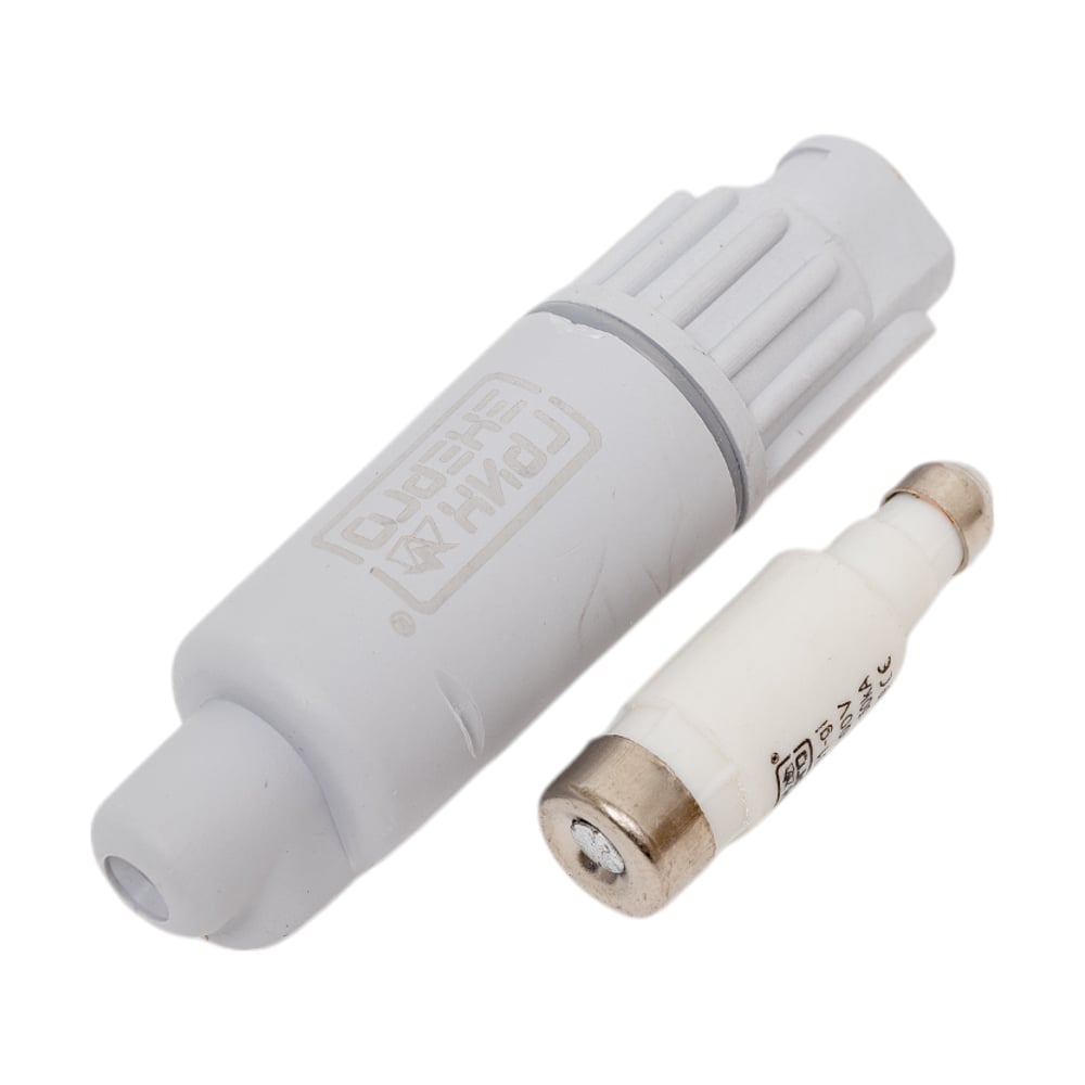 Изображение товара Предохранитель ГРИНЭНЕРГО D01 gl 6A в корпусе ПП-1 (Е14) IEC 60947-7-1