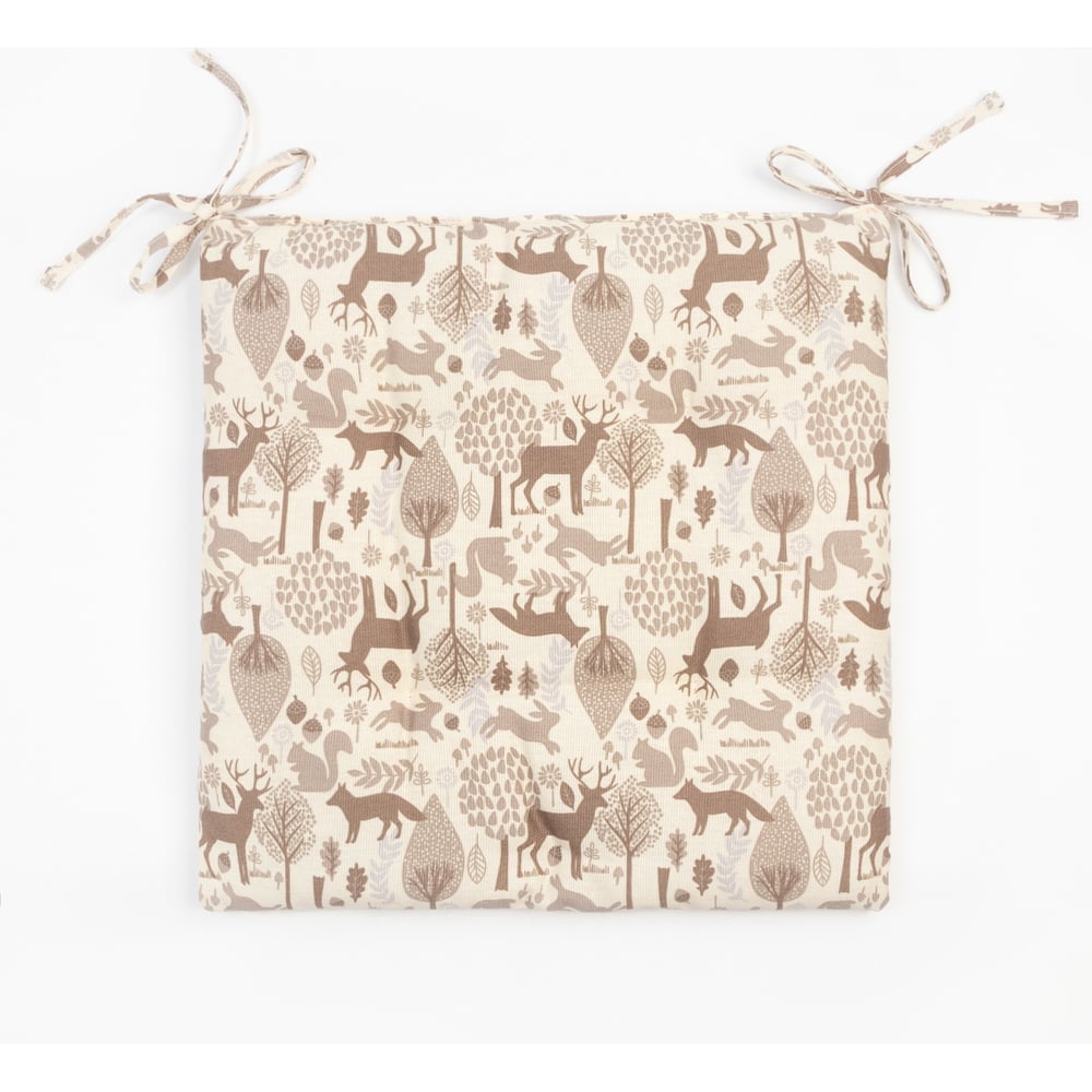 Изображение товара Сидушка на стул Доляна Forest dwellers 42x42 см, 100% хлопок, рогожка 164 г/м2 9082575