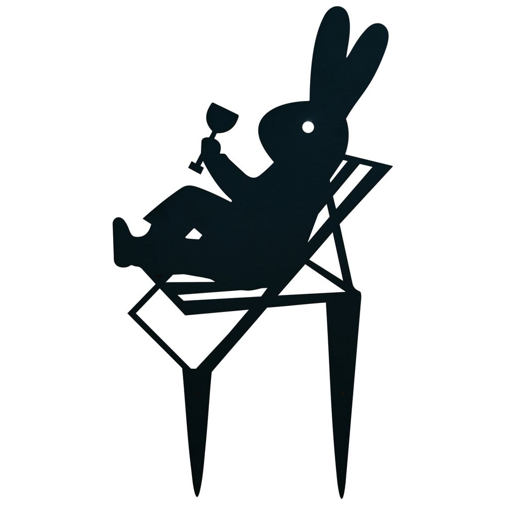 Изображение товара Фигурка садовая МУЛЬТИДОМ Кролик на отдыхе. Размер 39х22 см. DA83-282